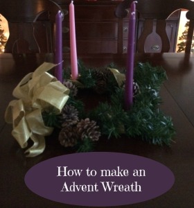 How to make an Advent Wreath