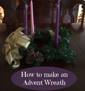 How to make an Advent Wreath