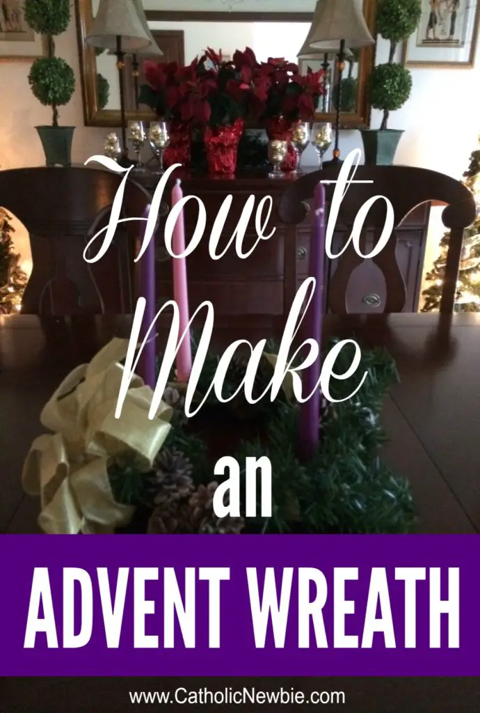  How to Make an Advent Wreath via @ACatholicNewbie